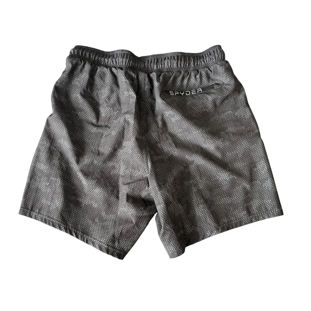 Spyder Swim‎ Mens Gray Dot Camo Board Shorts UV Protection Size Large